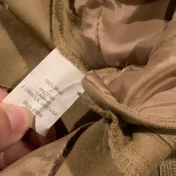 JCrew Tan 6 Cafe Capri Classic Essential Monochrome Preppy Scandi Girl Quality - Picture 3 of 8